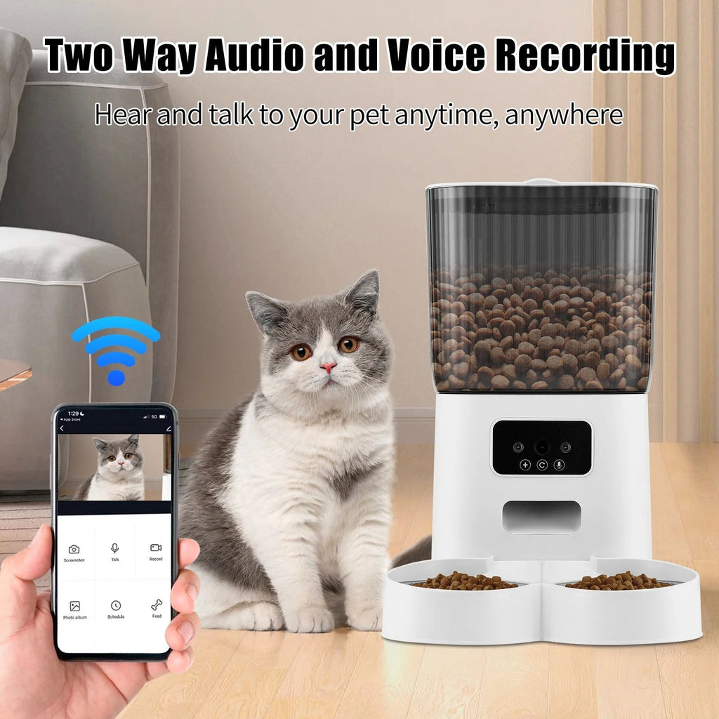 Automatic Pet Feeder with Camera