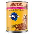 Pedigree Chopped Ground Dinner with Beef Wet Dog Food (13.2oz)