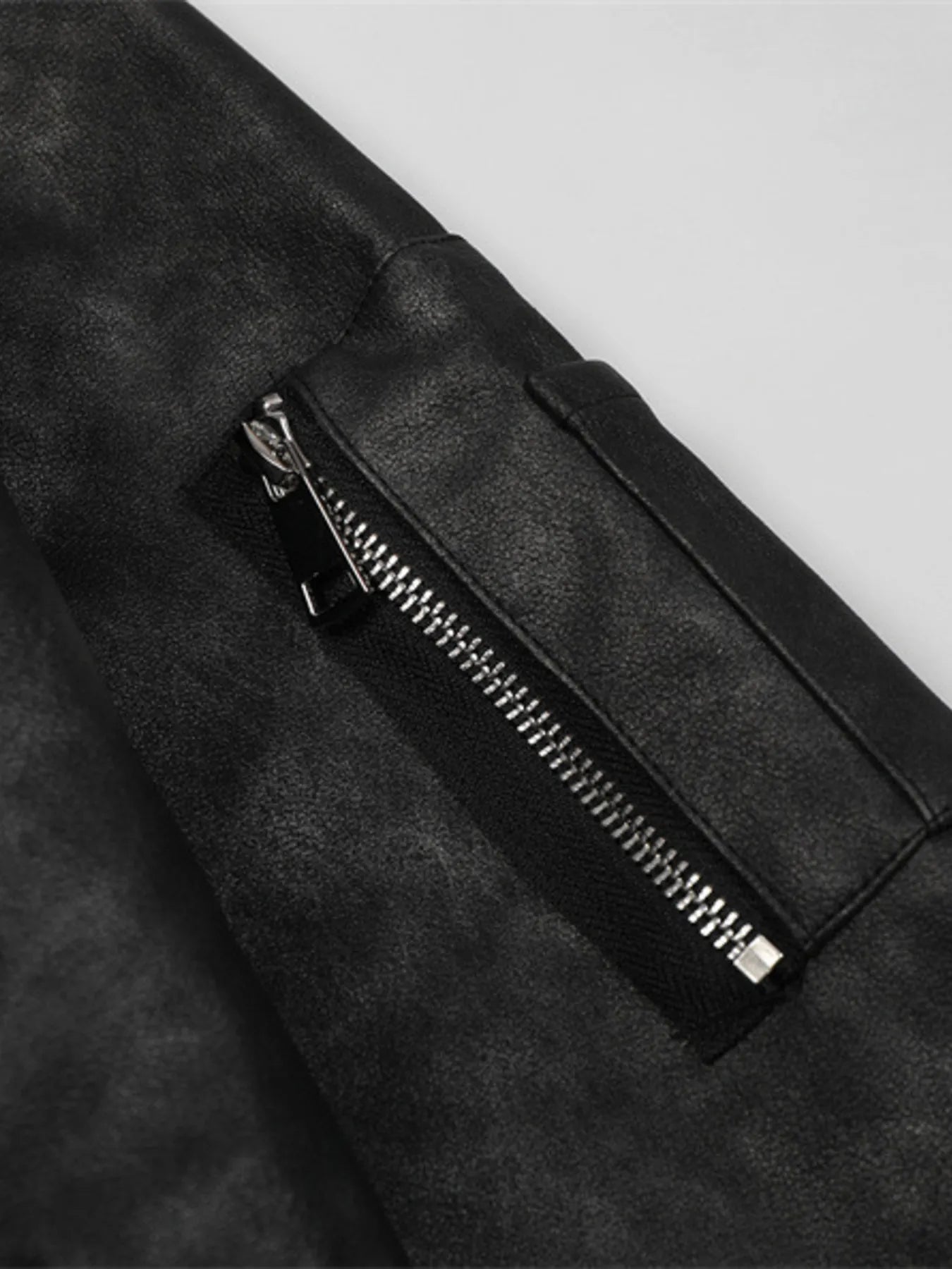 Drawstring Washed Zip Up Hooded Jacket