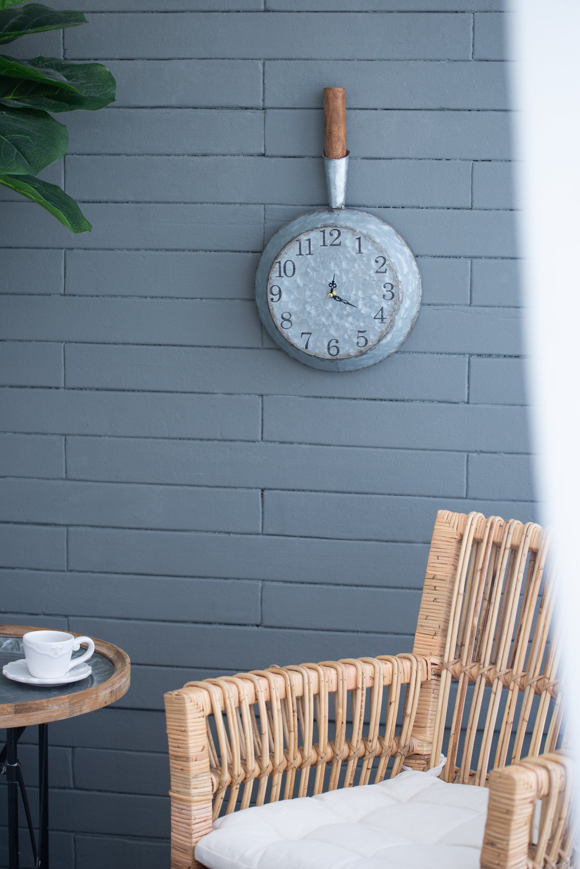 10.6x3x18.1' Frye Wall Clock