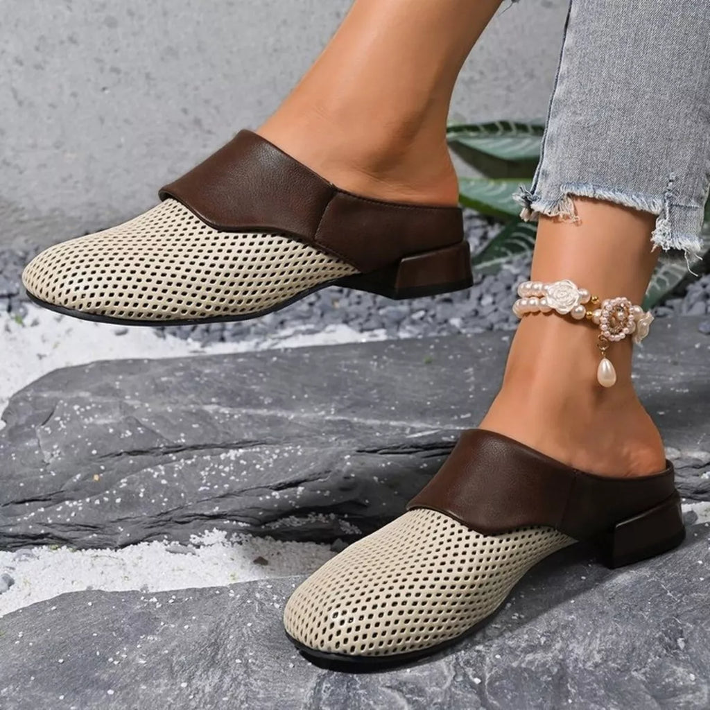 Round Toe Block Heels Sandals