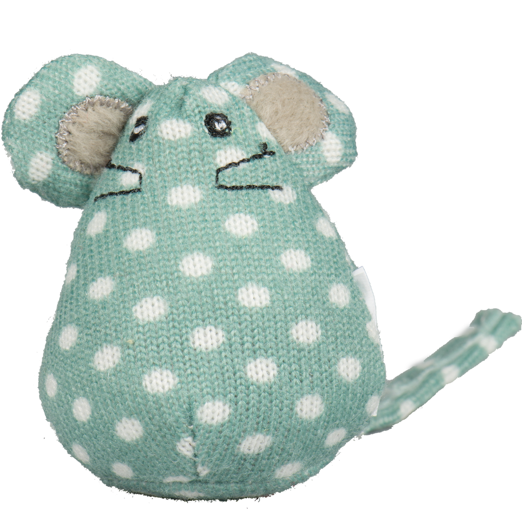 HuggleKats® Polka Dot Mice Bucket of Cat Toys, 16 Pack