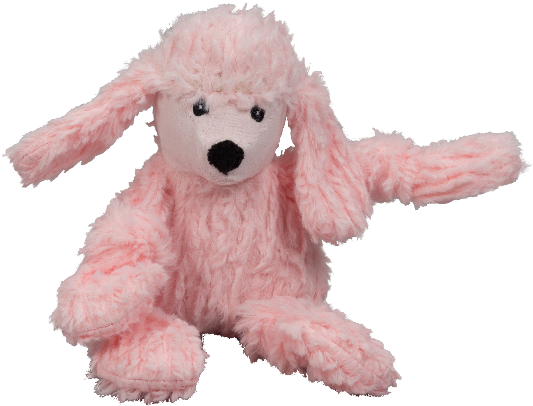 Diva Pink Poodle Knottie® Plush Dog Toy
