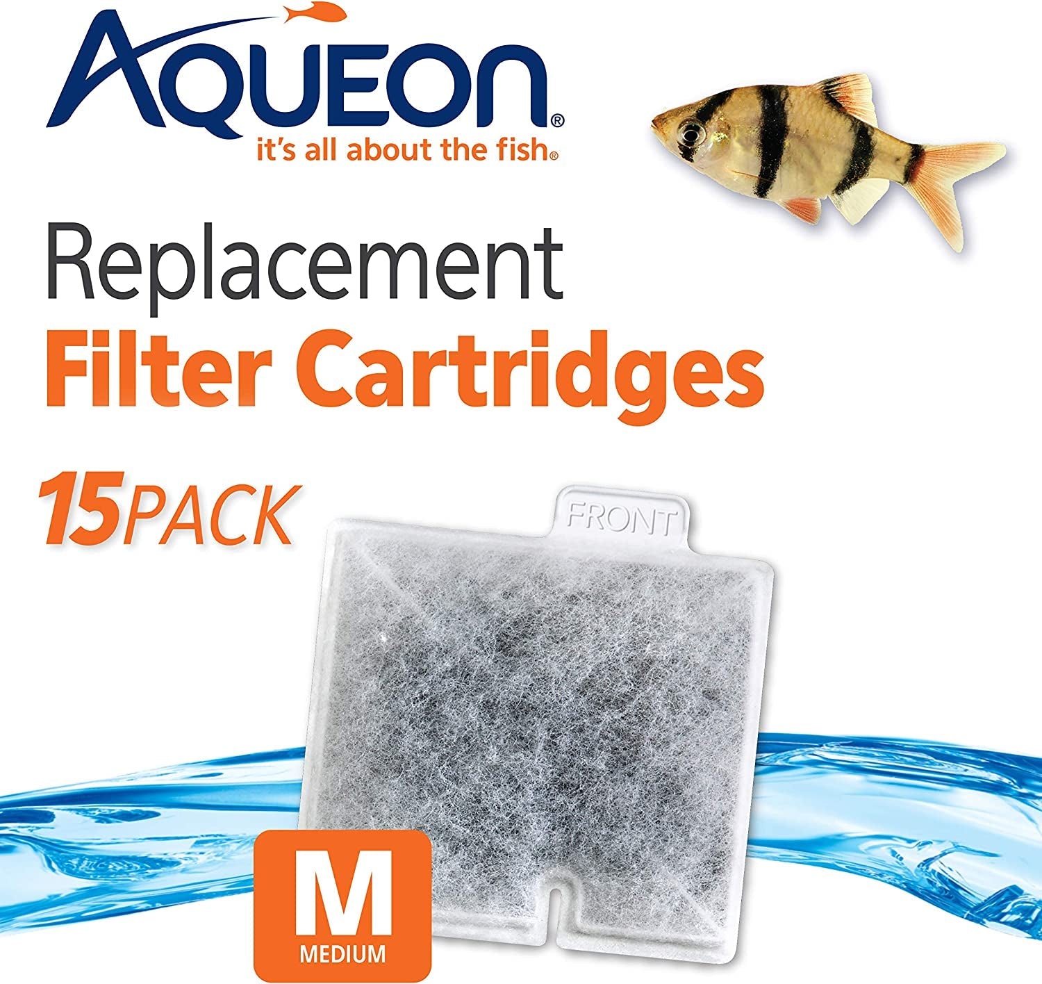 15 pack Fish Tank Replacement Filter Cartridges Medium