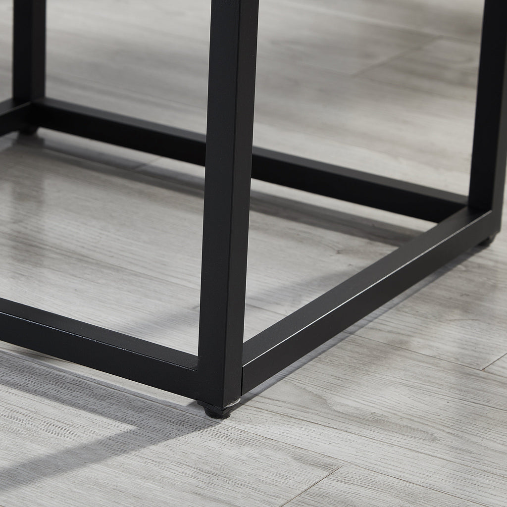 Findlay 2-Piece Bedroom Set, Plush 3D Upholstered Bed with Nightstand, Full