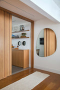 Modern Irregular Wall Mirror – Frameless Asymmetrical Mirror for Living Room or Bathroom