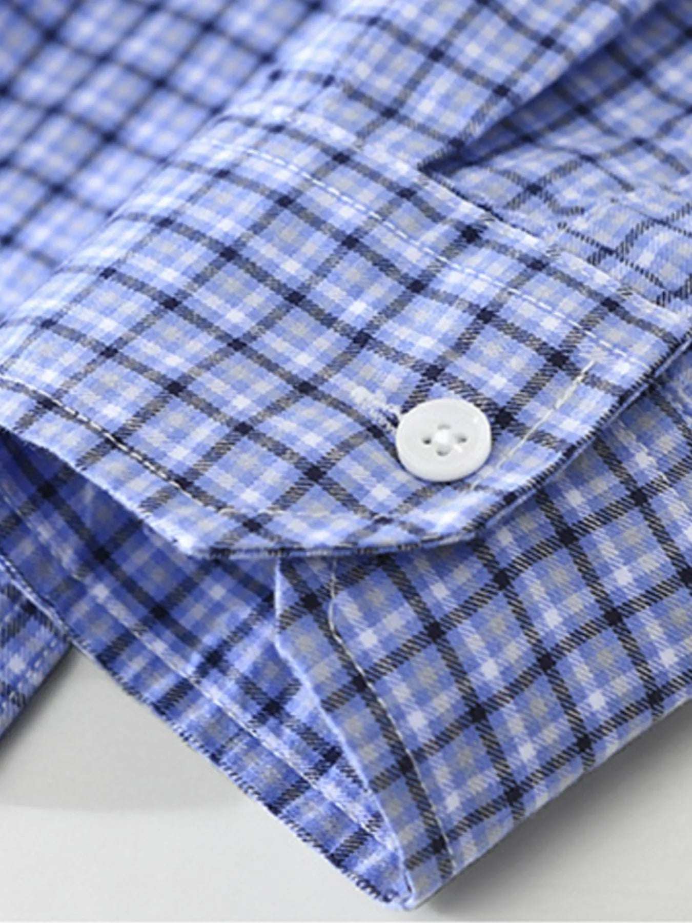 Plaid Button Up Short Sleeve Shirt