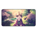 Meditating Zen Cat Large Mouse Pad
