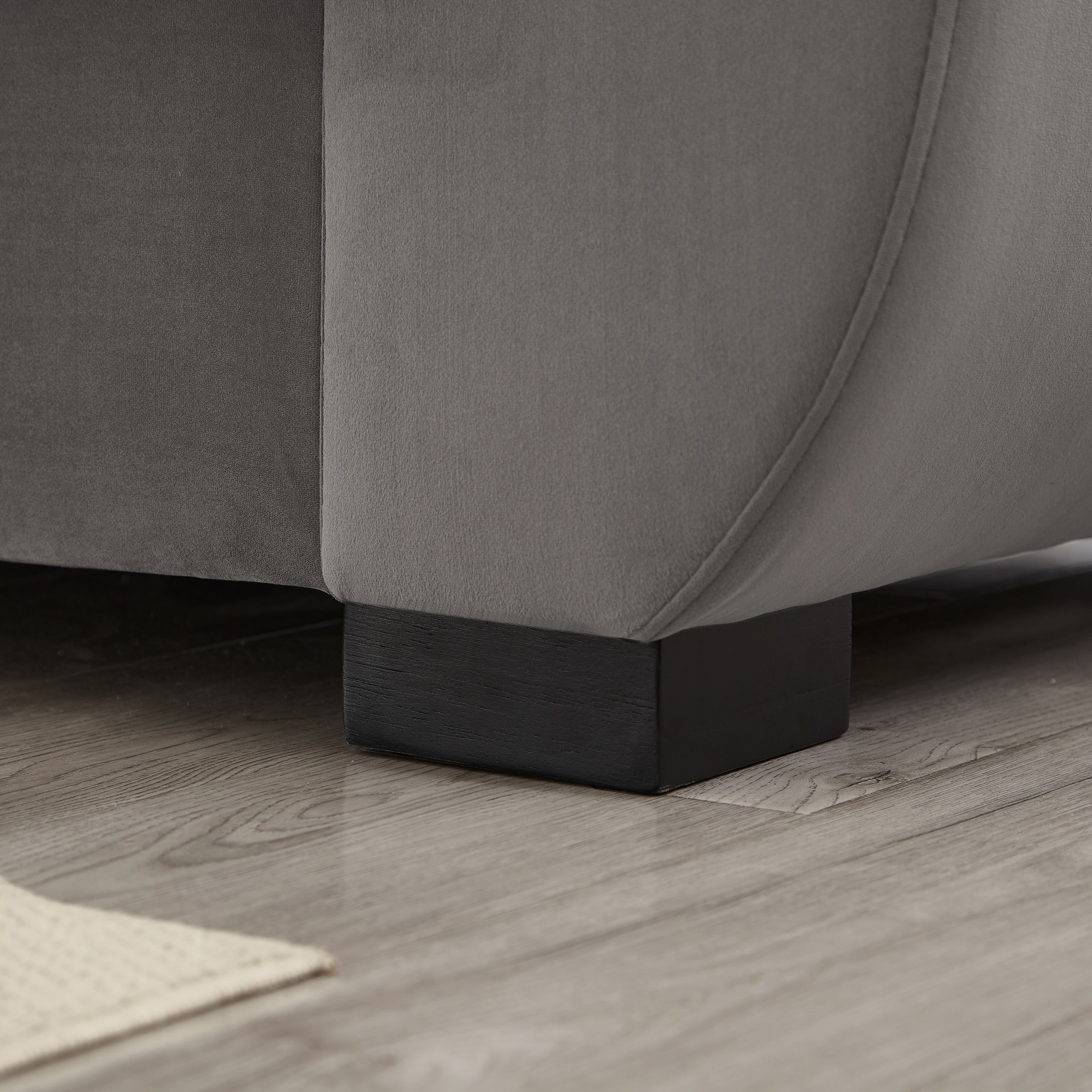 Modular Sectional Sofa, Sailing Design Sofa with Storage, Removable Backrest, Modern Deep Seat Sofa with Throw Pillows for Living Room Bedroom Apartment,Gray