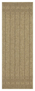 Earth GC_NTL1009 Jute/Mocha 2 ft. 7 in. x 7 ft. 3 in. Indoor/Outdoor Area Rug