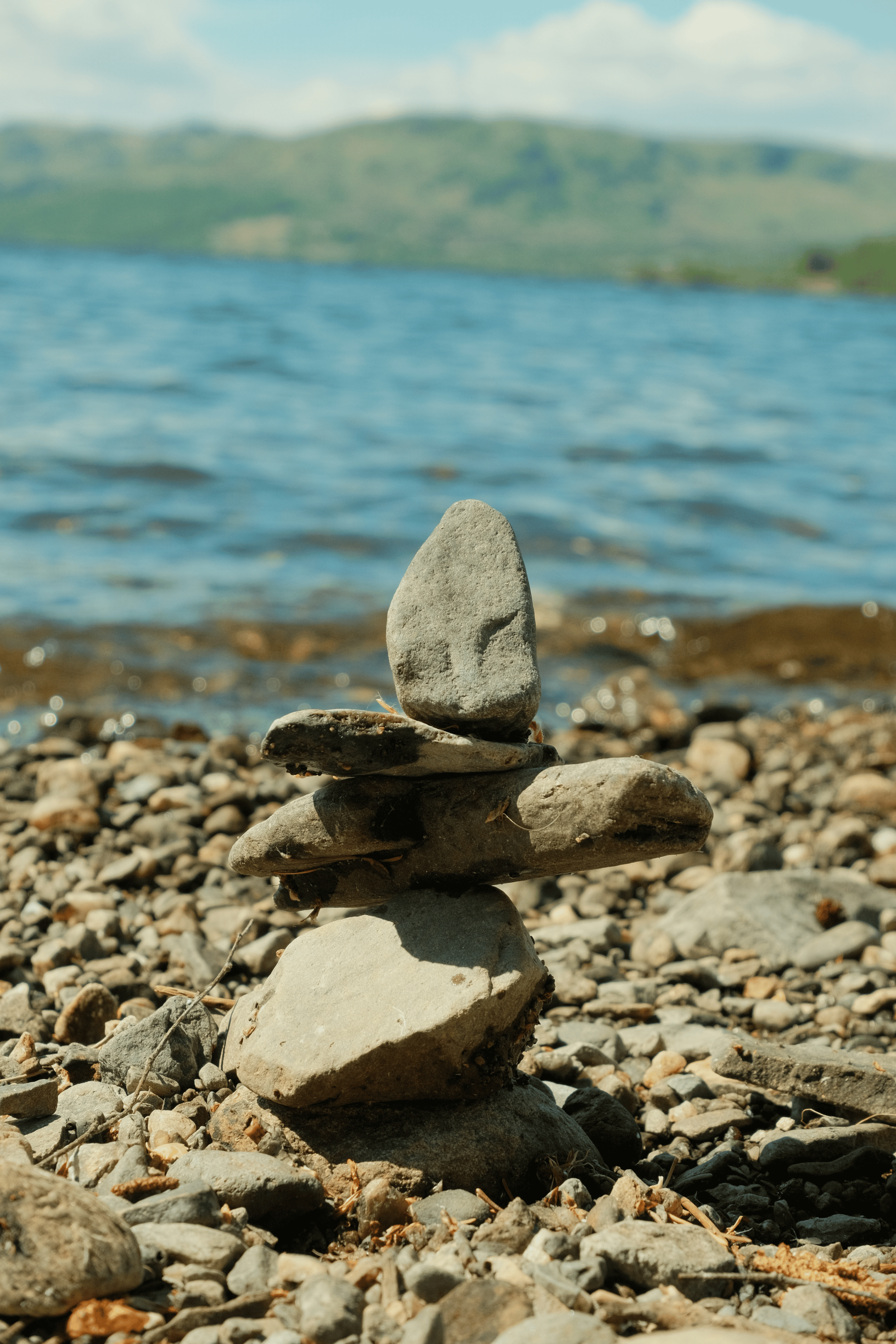 Stacked Rocks Earrings