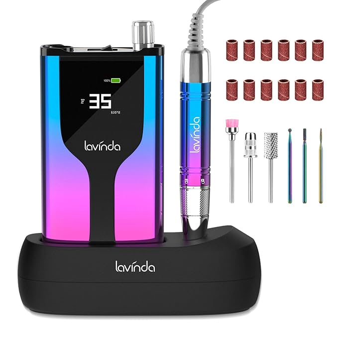 Wand™ Pro Nail Drill - Blue Purple Gradient - 35,000 RPM Rechargeable