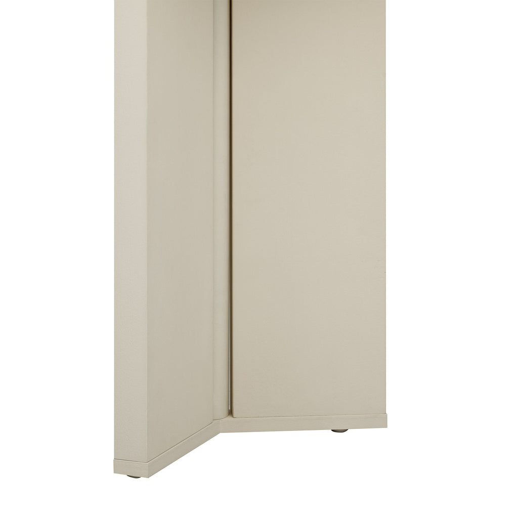 U_STYLE Stylish Console Table with Pine Veneer and Geometric Legs,Suitable for Living Room, Study and Dining Room