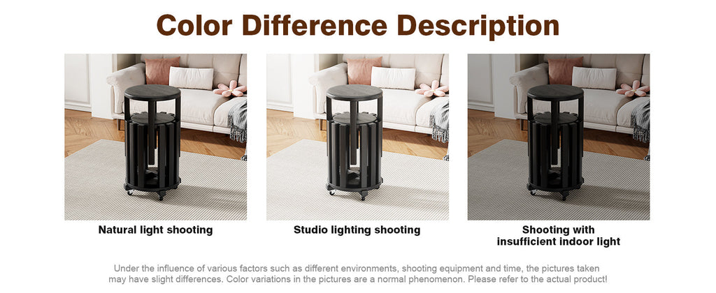 100% solid wood stackable stools set of 4, wooden stools, 18-inch stools, stacking stools, nesting tables, sturdy and durable, no installation required, top stackable round side table