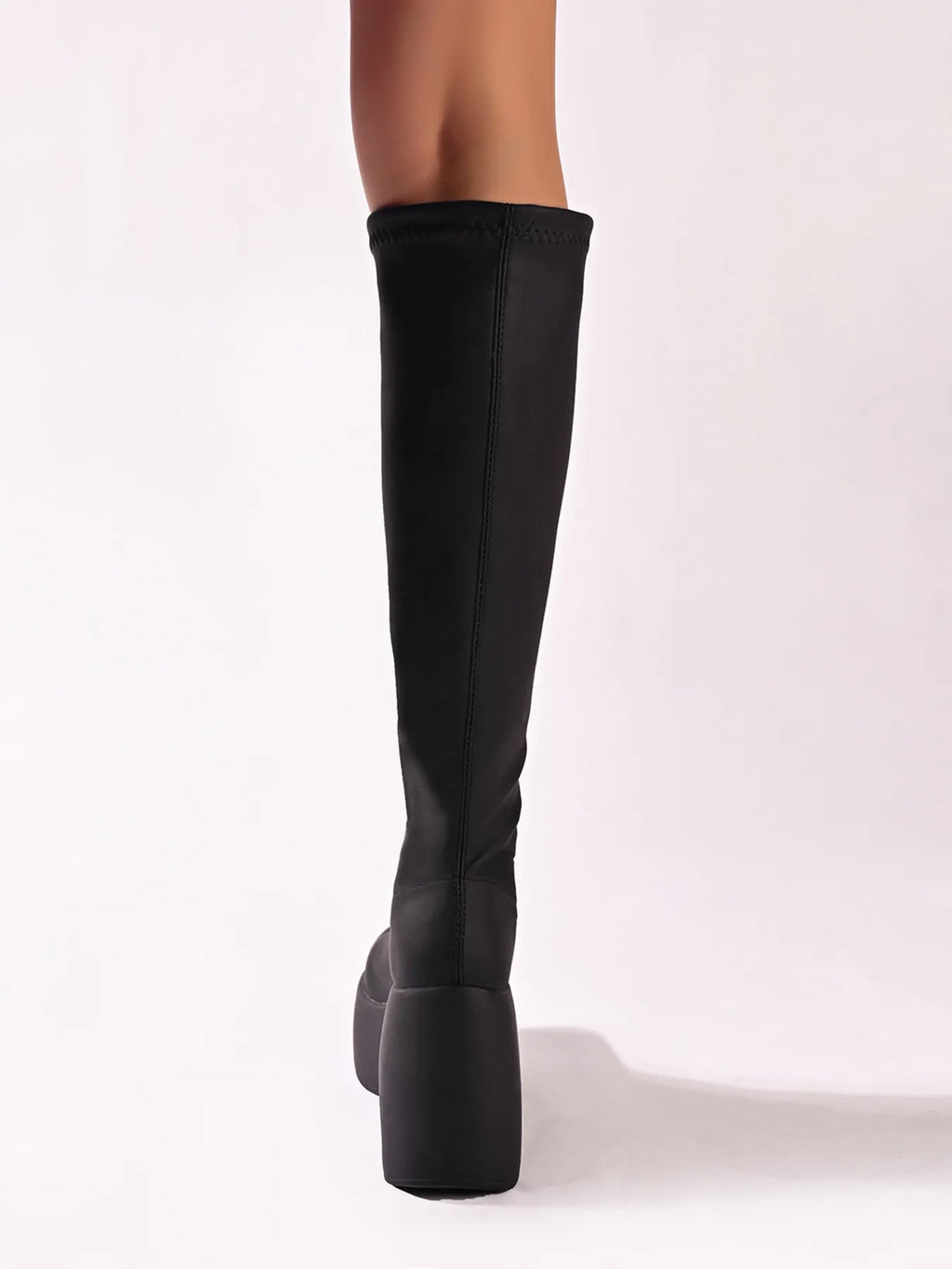 Round Toe Platform Boots