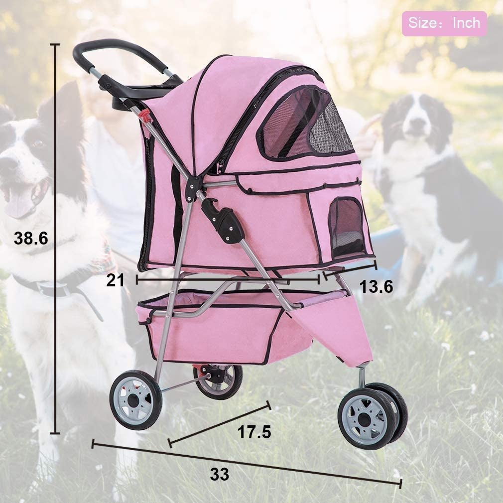 3 Wheels Pet Stroller