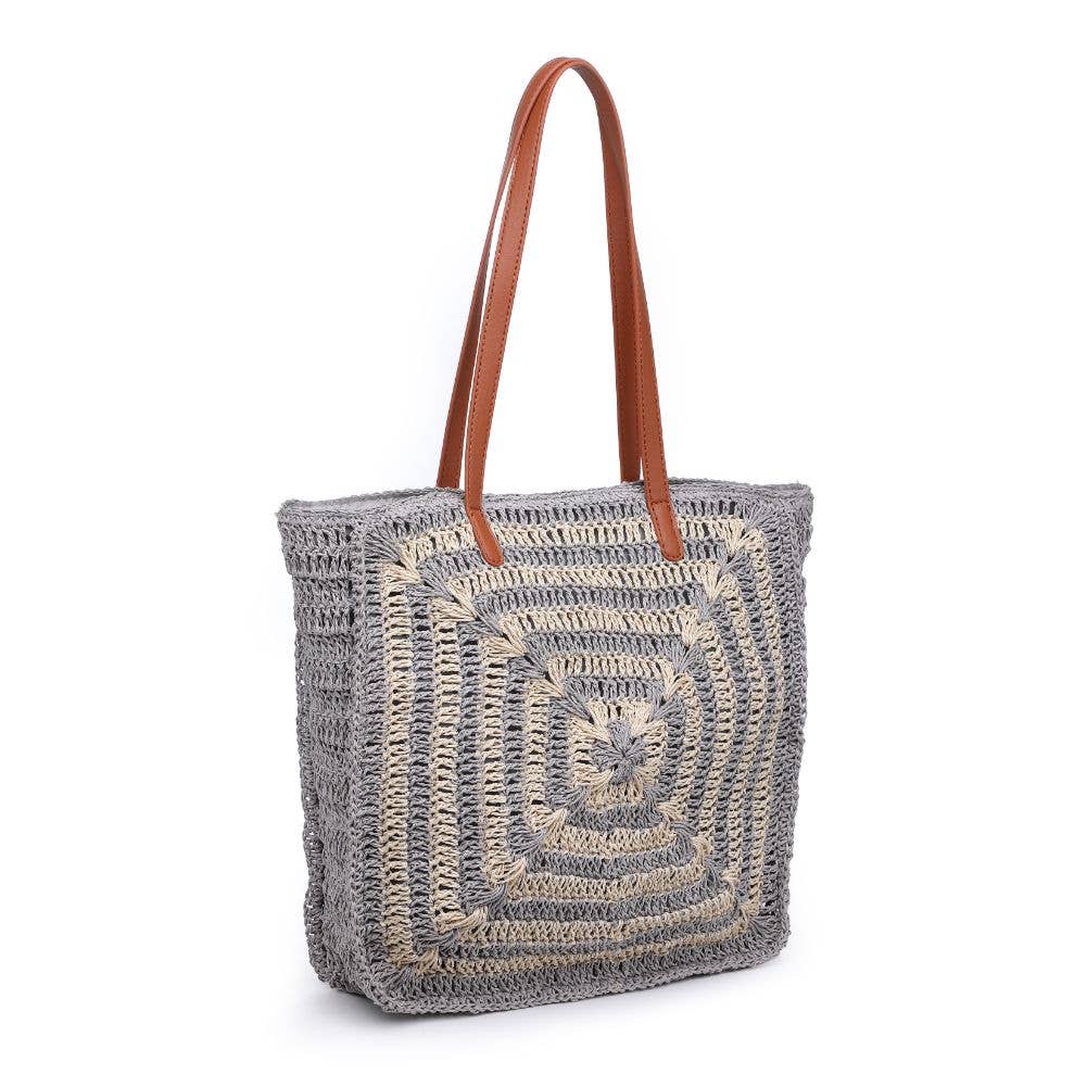 Palmyra Tote: Grey Multi