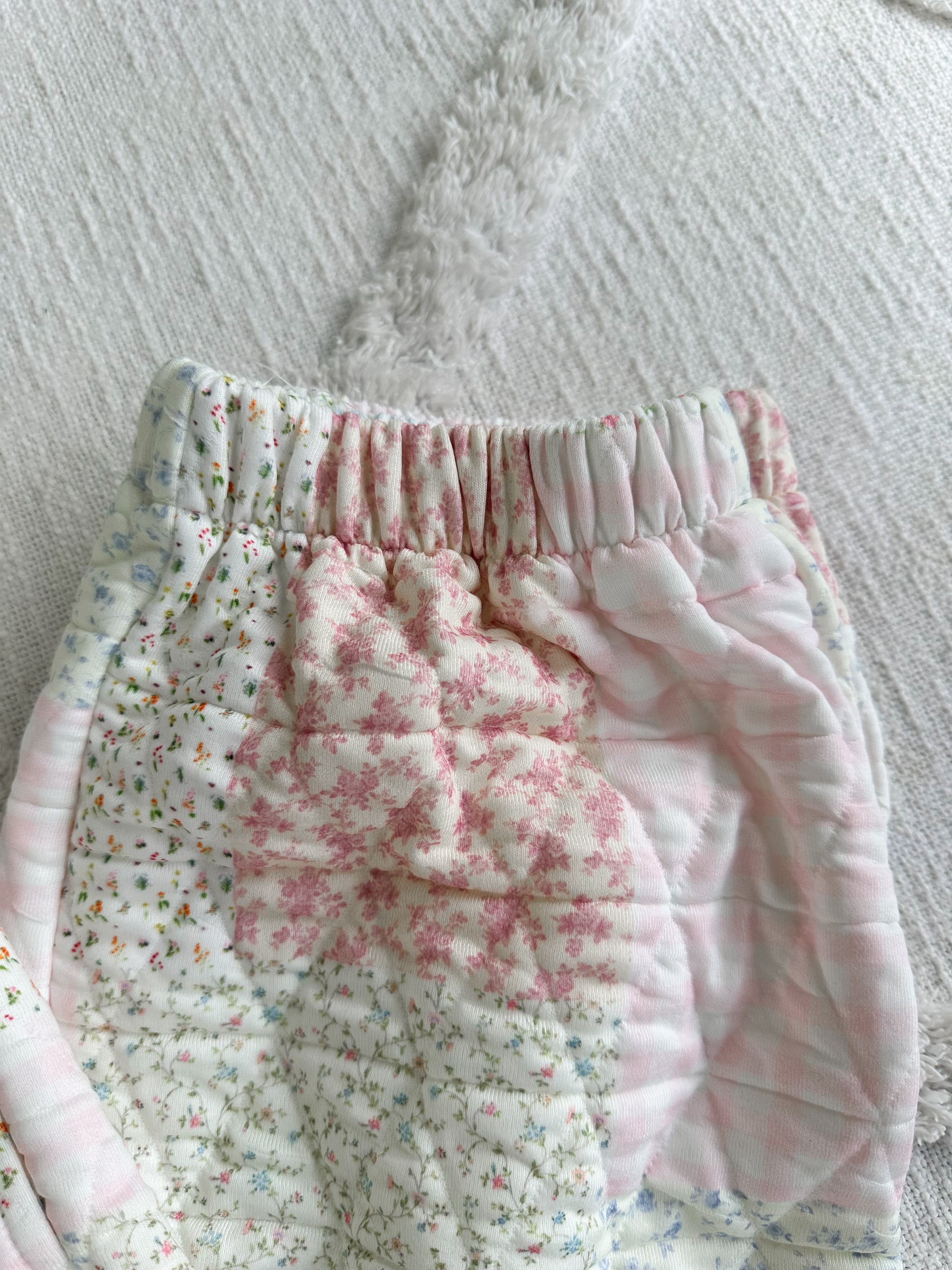 Quilted Pastel Joggers