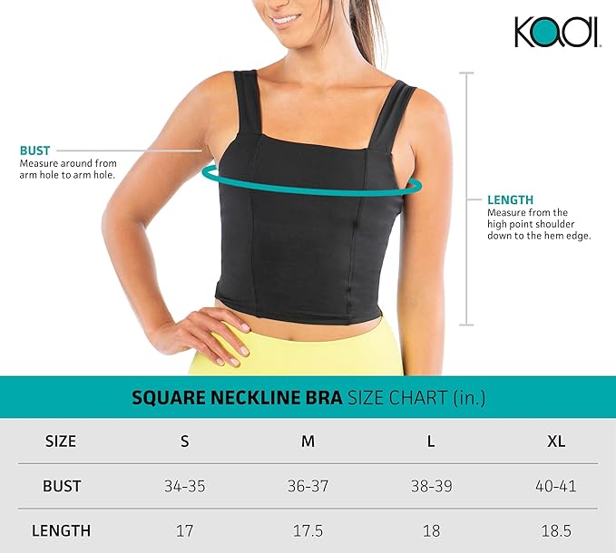 SQUARE NECKLINE BRA