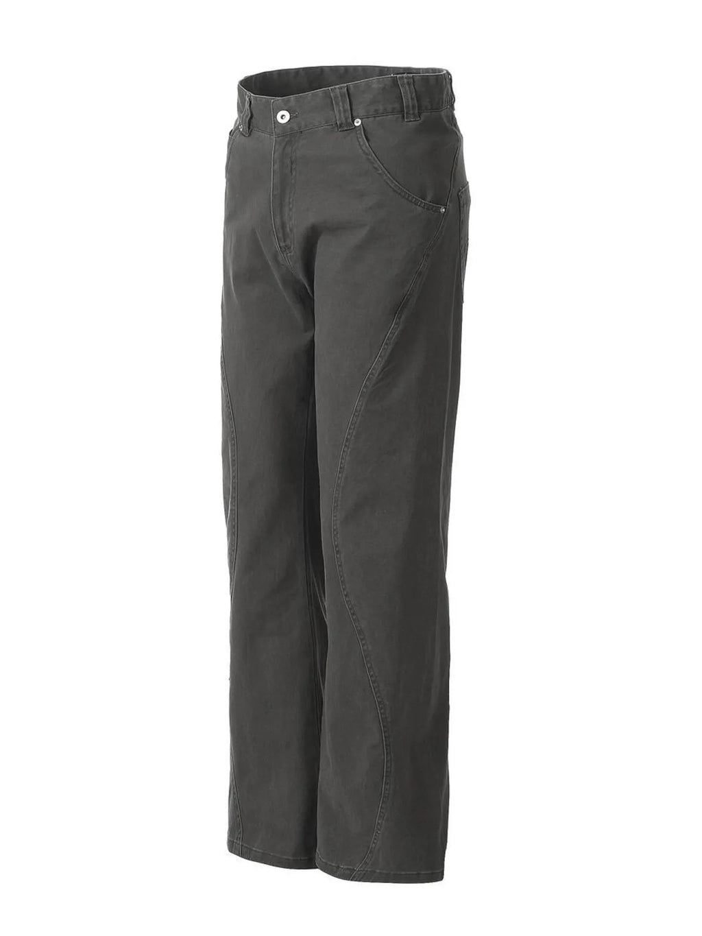 Washed High Waist Flare Pants