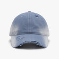 Distressed Adjustable Cotton Hat