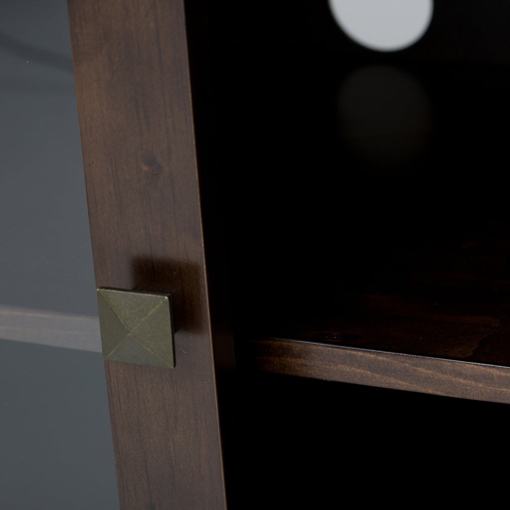 Cosmopolitan - TV Media Stand - Mahogany Brown