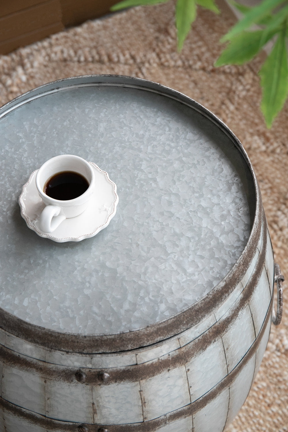 22.5x22.5x26' Drum Side Table