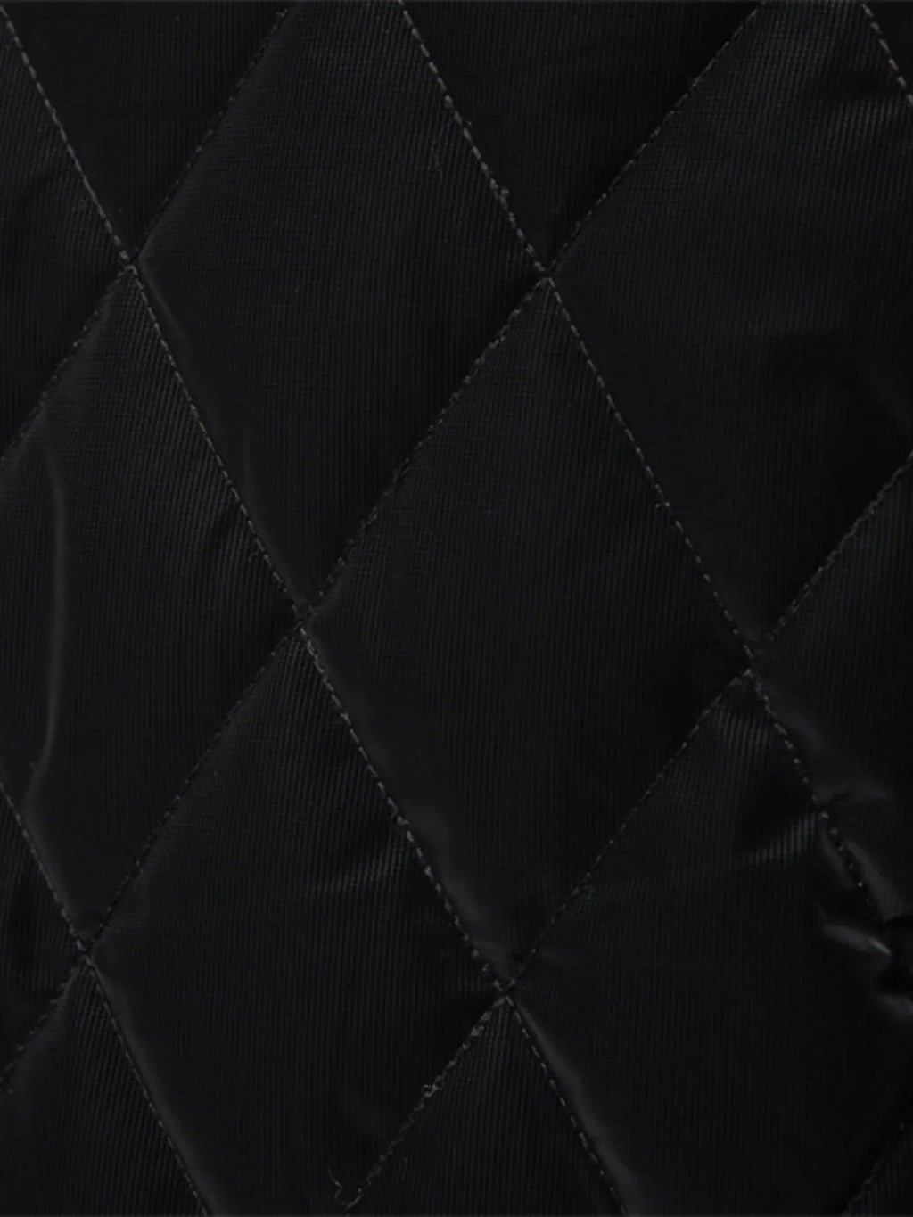 Quilted Snap Down Long Sleeve Jacket