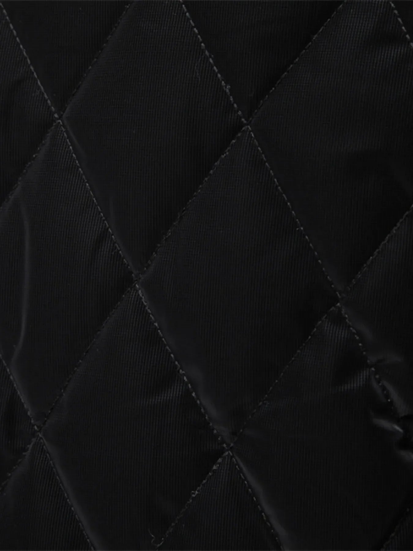 Quilted Snap Down Long Sleeve Jacket