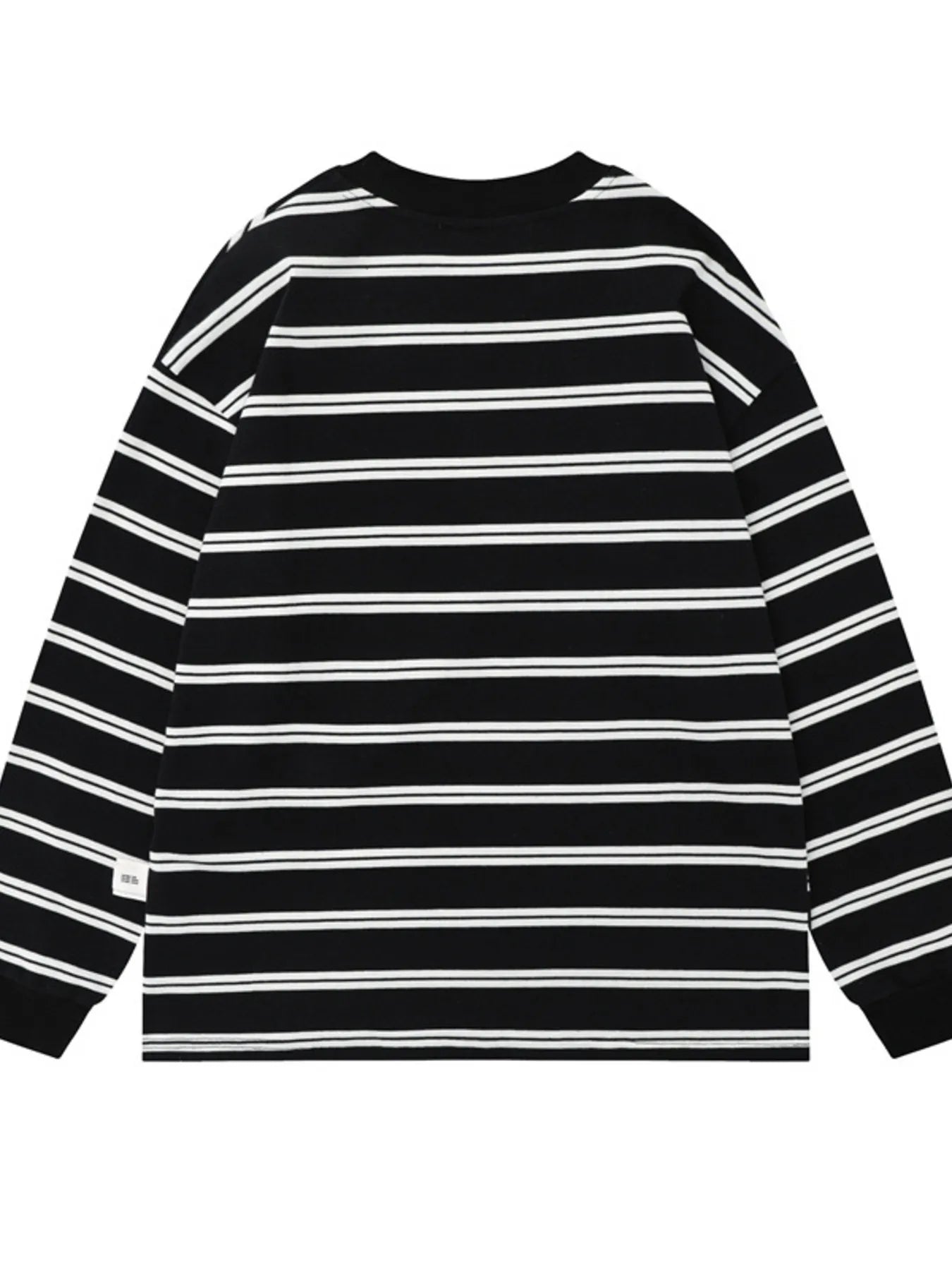 Striped Round Neck Long Sleeve T-Shirt