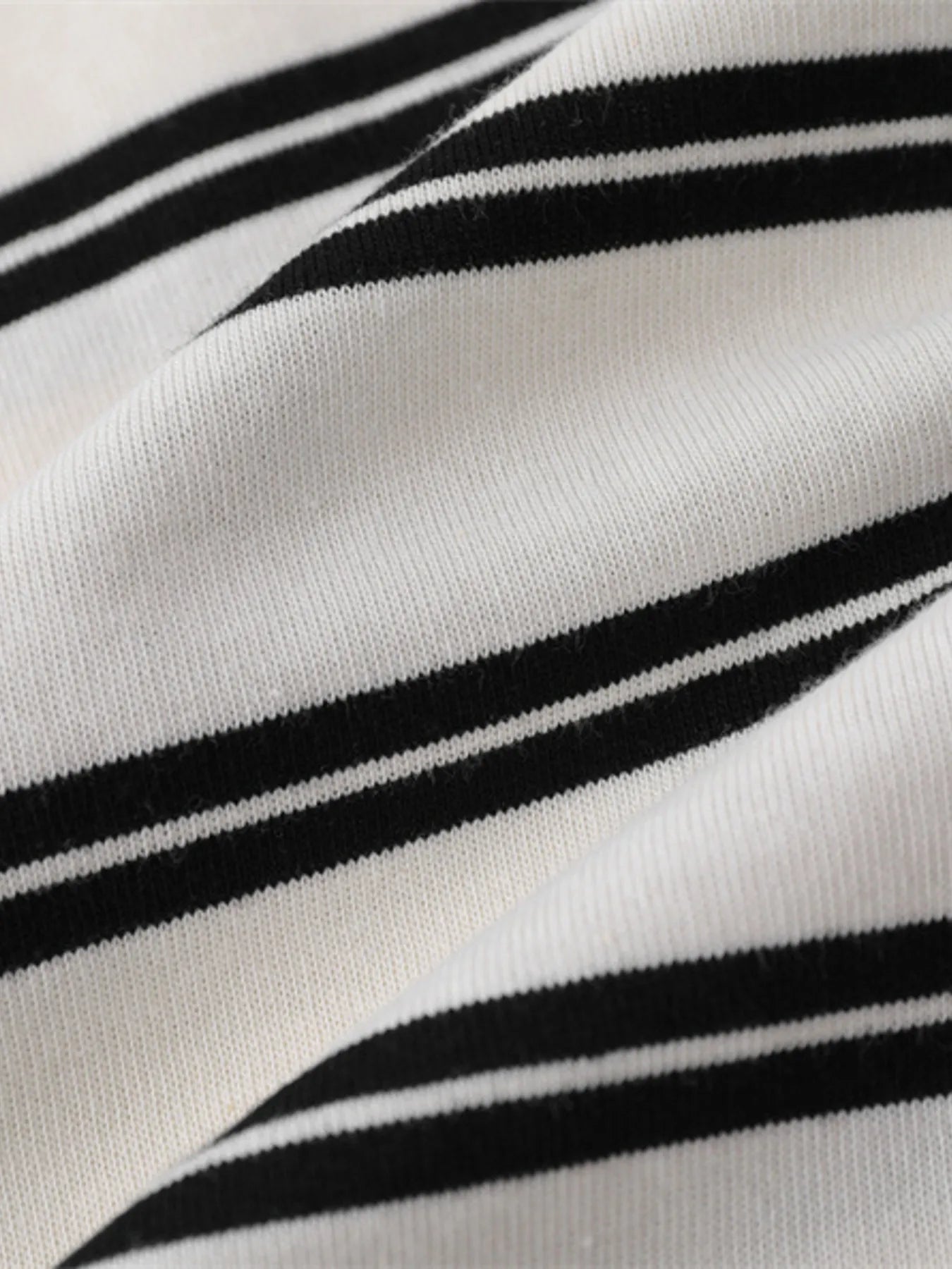 Striped Round Neck Long Sleeve T-Shirt