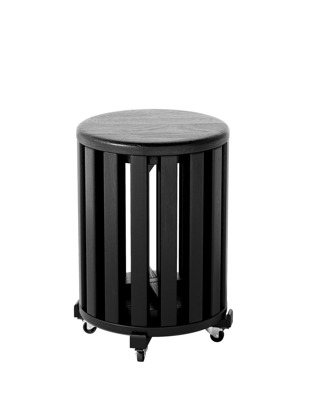 100% solid wood stackable stools set of 4, wooden stools, 18-inch stools, stacking stools, nesting tables, sturdy and durable, no installation required, top stackable round side table