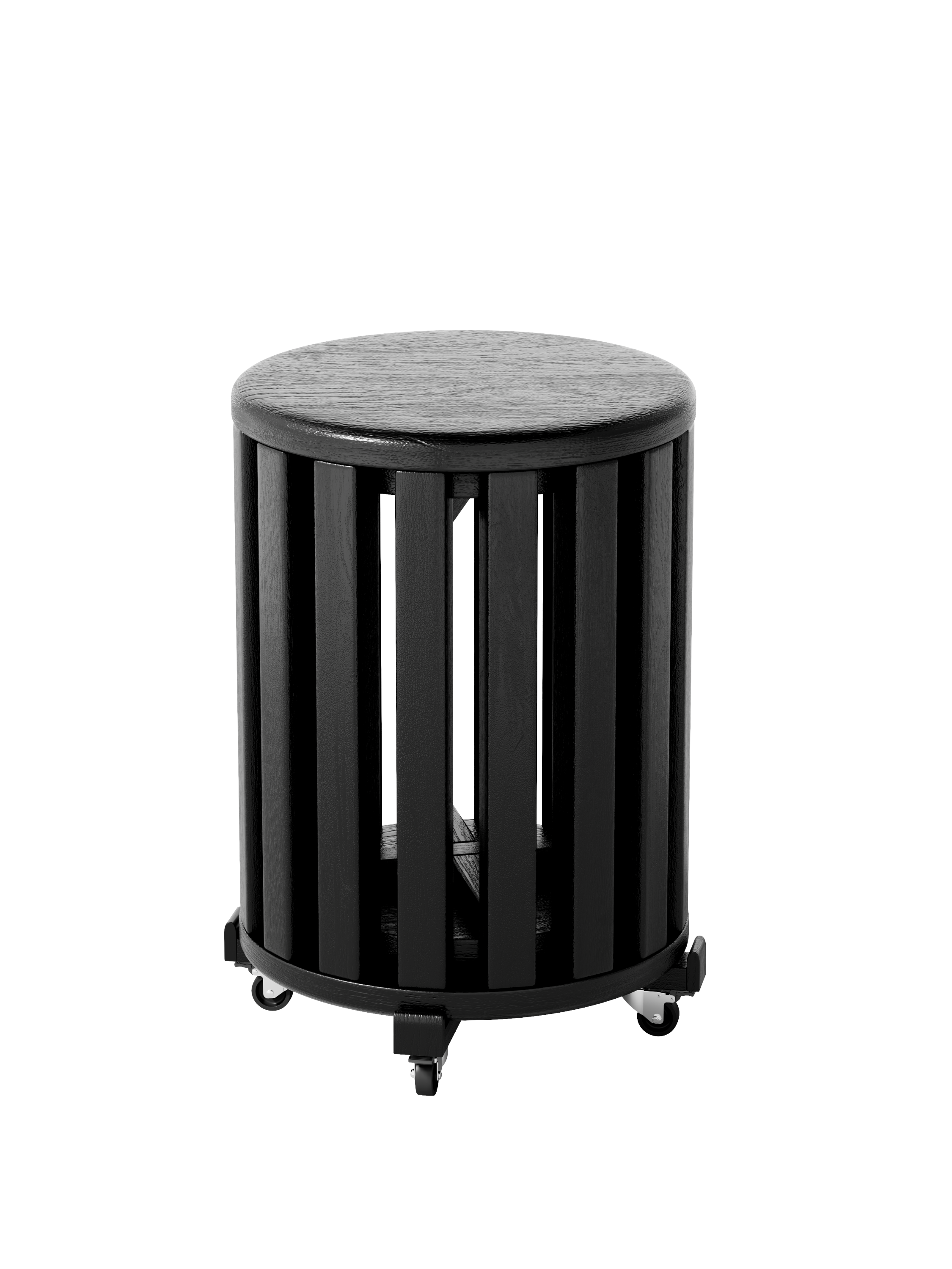 100% solid wood stackable stools set of 4, wooden stools, 18-inch stools, stacking stools, nesting tables, sturdy and durable, no installation required, top stackable round side table