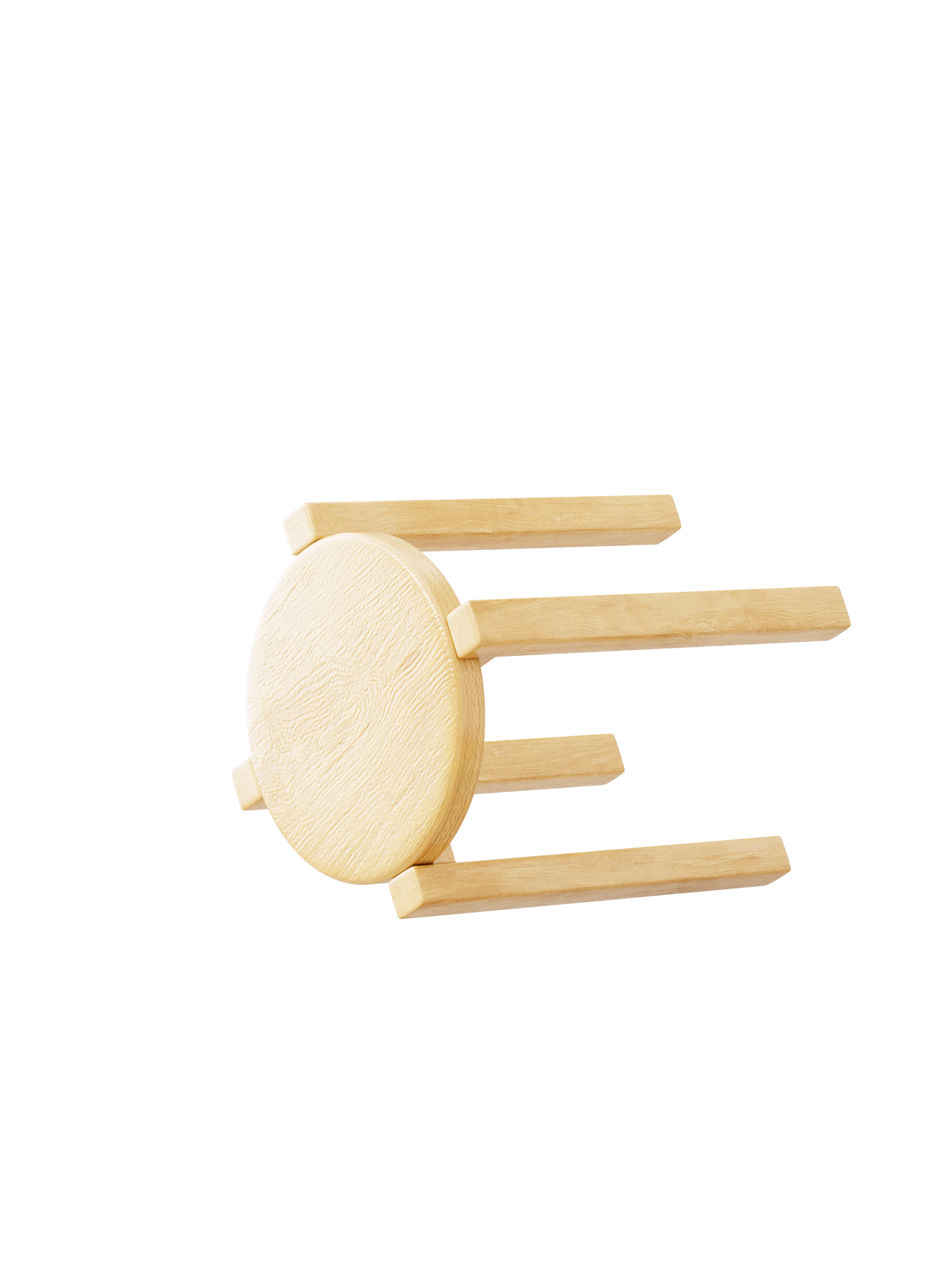 100% solid wood stackable stools set of 4, wooden stools, 18-inch stools, stacking stools, nesting tables, sturdy and durable, no installation required, top stackable round side table