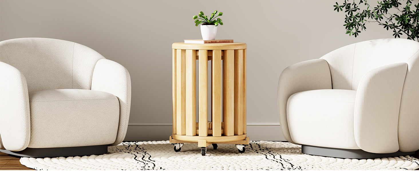 100% solid wood stackable stools set of 4, wooden stools, 18-inch stools, stacking stools, nesting tables, sturdy and durable, no installation required, top stackable round side table