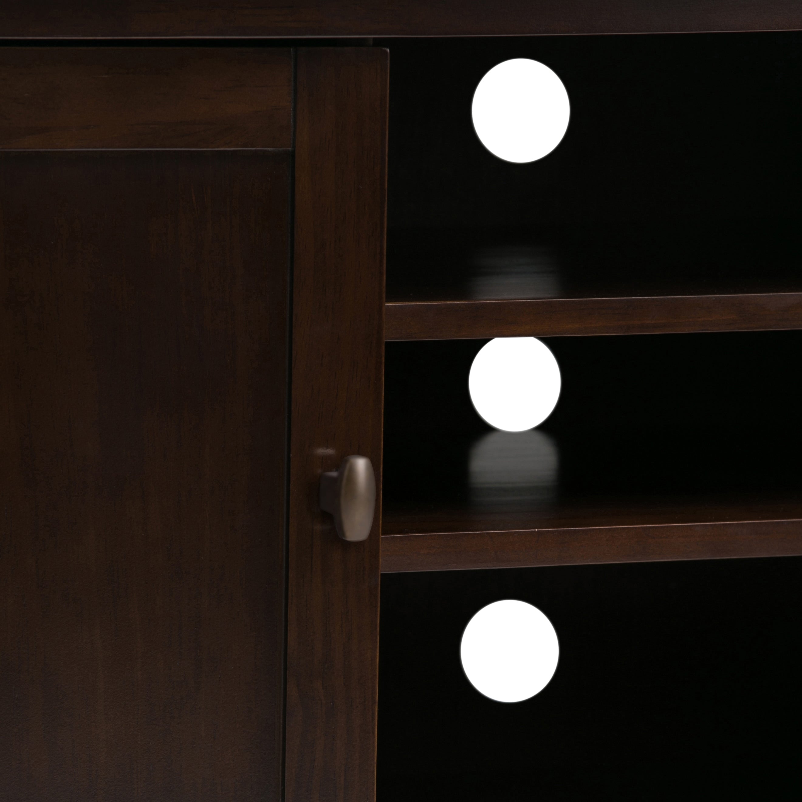 Warm Shaker - TV Media Stand - Tobacco Brown