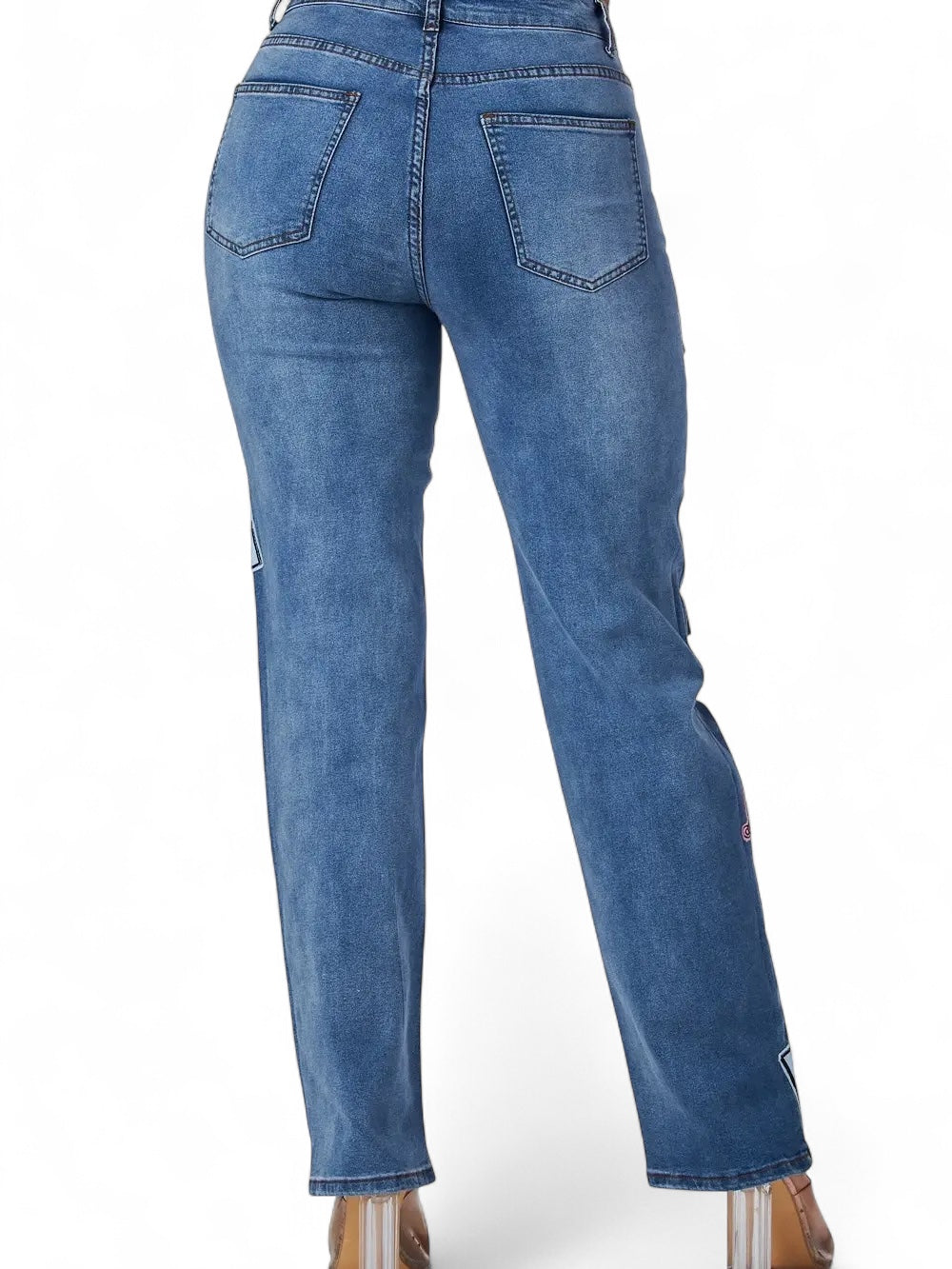 Patchwork Rebel Denim Jeans