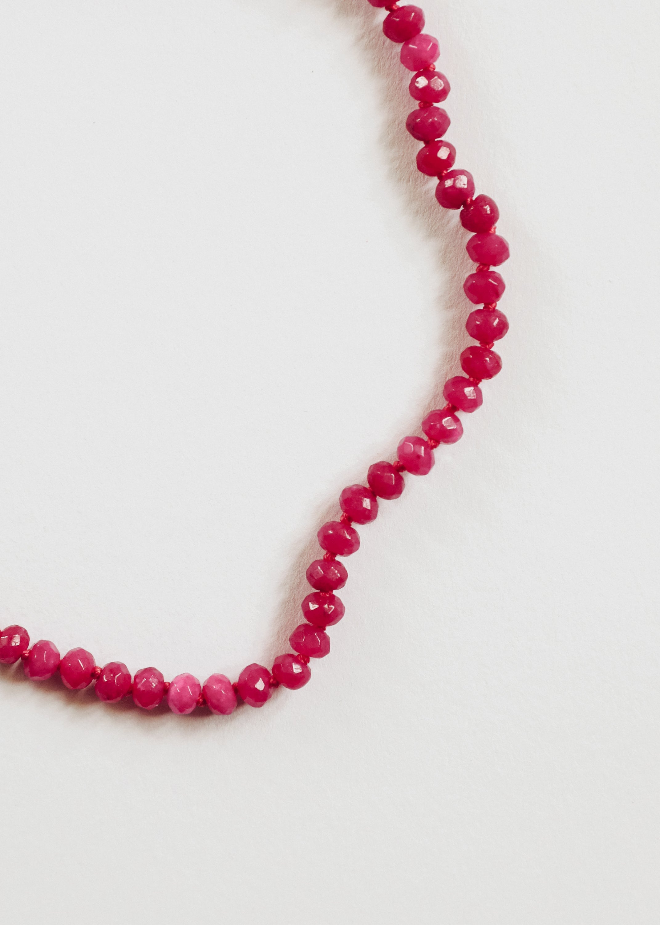 Pink Jade + 14k Gold Filled Toggle || Gemstone Necklace