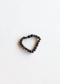 Raw Black Baltic Sea Amber || Anklet or Bracelet