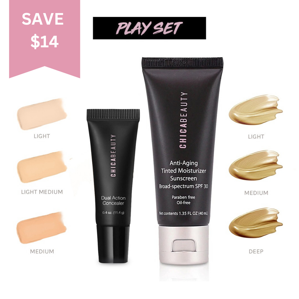 PLAY SET (Tinted Moisturizer + Concealer)