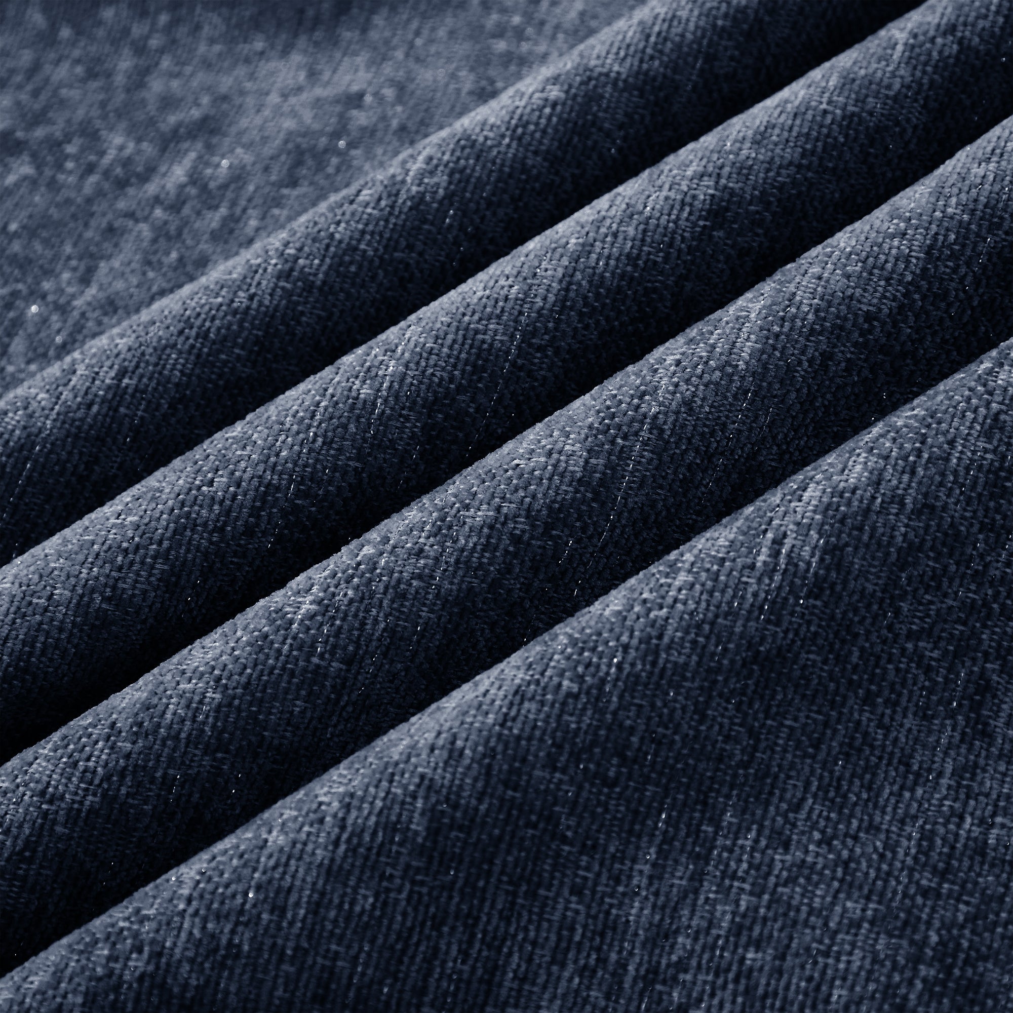 Classic Comfy Modular U Shape Sectional Sofa Couch with Flared Arms and Removable Ruffles Pleats Skirts and Spindle Legs, Upholstered Chenille Deep Seat Cloud Sofa with Movable Ottomans, Blue