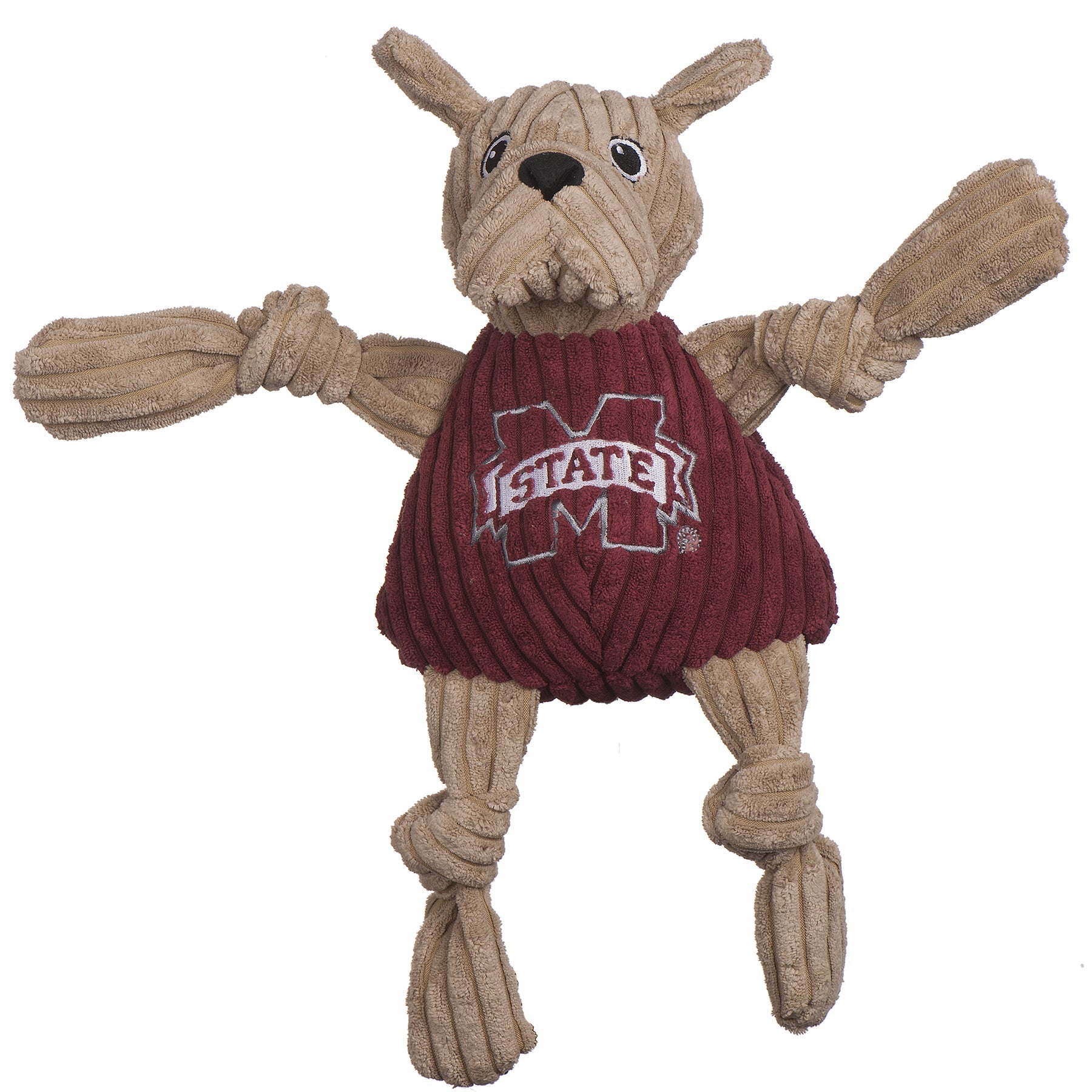 NCAA Mississippi State University, Bully the Bulldog Knottie® Plush Dog Toy