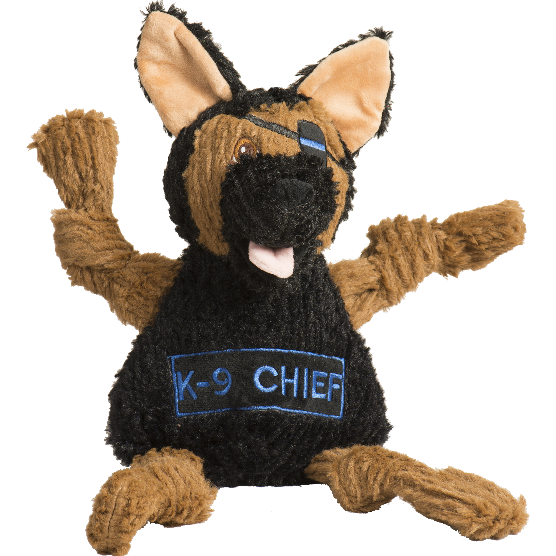 HuggleCause™, Project K-9 Hero, K-9 Chief Knottie® Plush Dog Toy, Large
