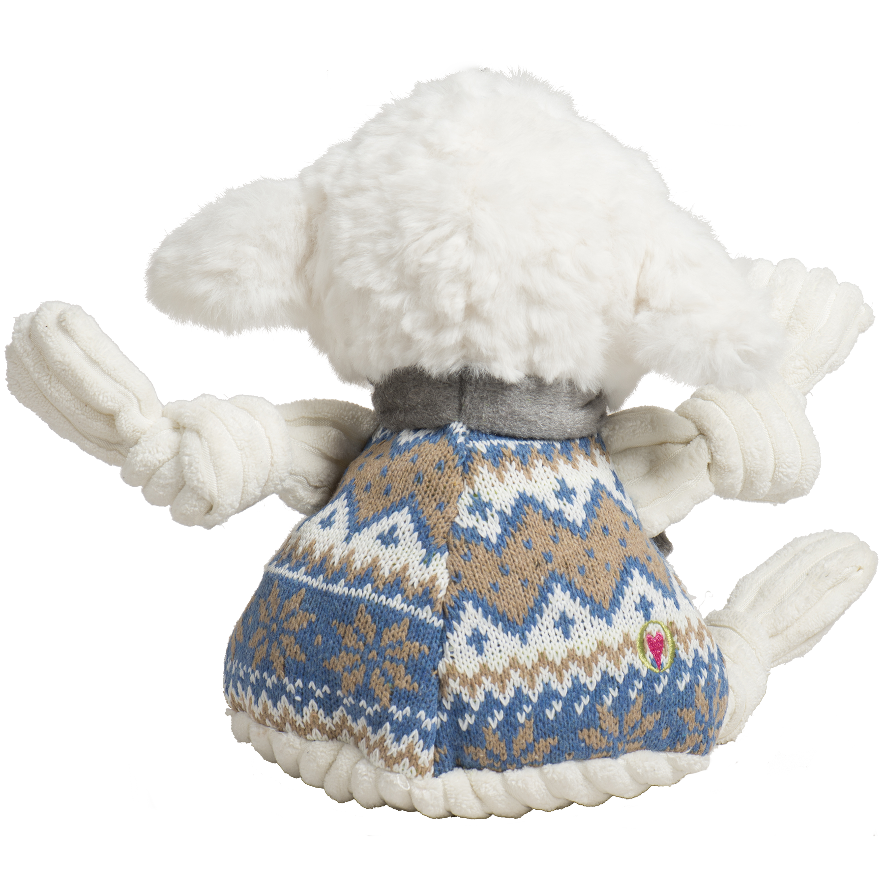 Leo Lamb Plush Dog Toy Knottie®