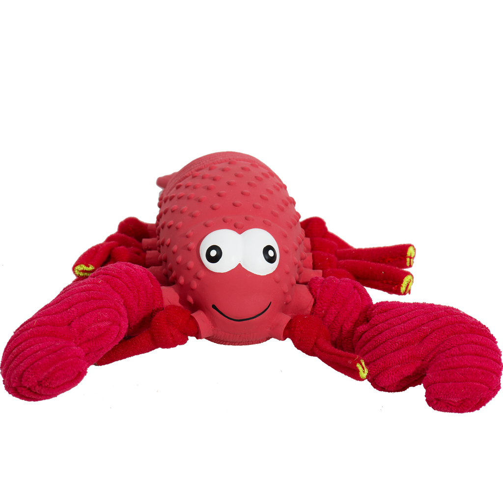 Huggle-Fusion® McCracken Lobsta Plush & Latex Dog Toy