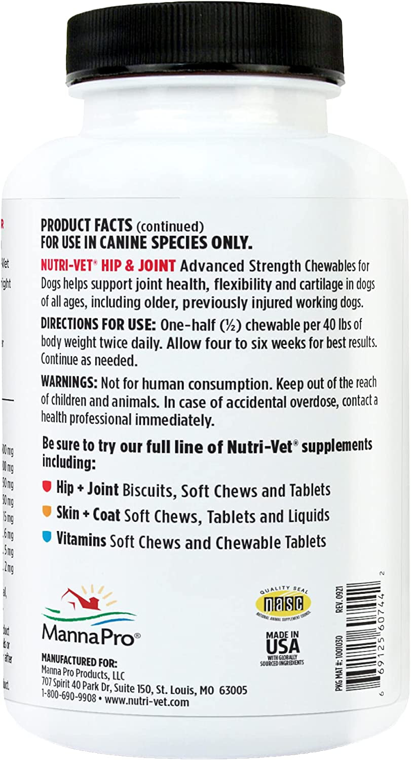 Advanced Strength Hip & Joint Chewable For Dog