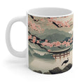Vintage Japanese Cherry Blossom Art Mug