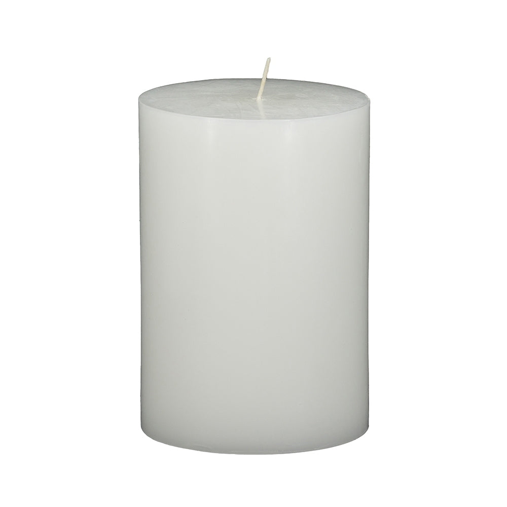 4x6' 2PK Unscented Soy Wax Candle, White