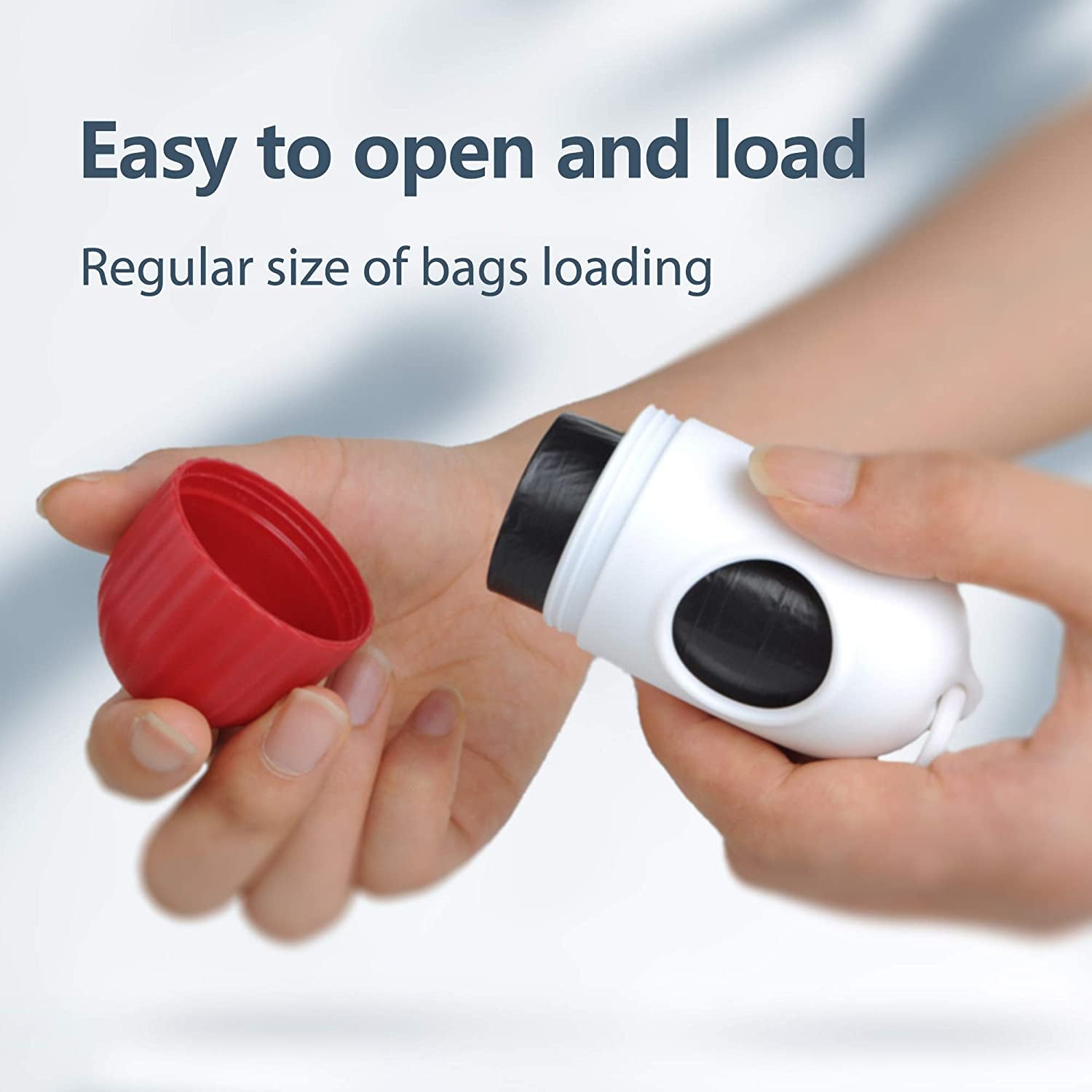 16 ft Retractable Dog Leash with Dispenser and Poop Bags