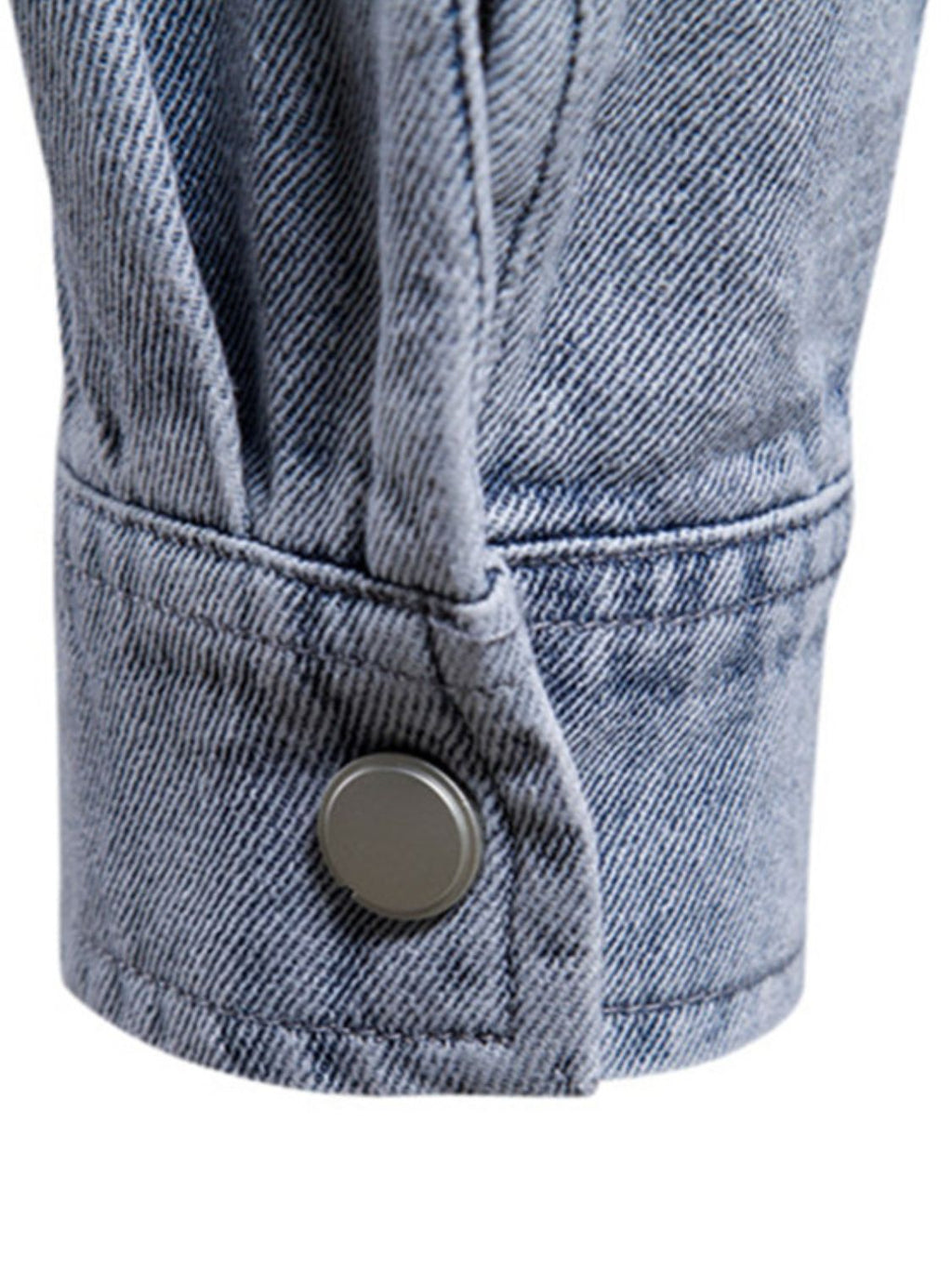 Button Down Chest Pocket Denim Jacket